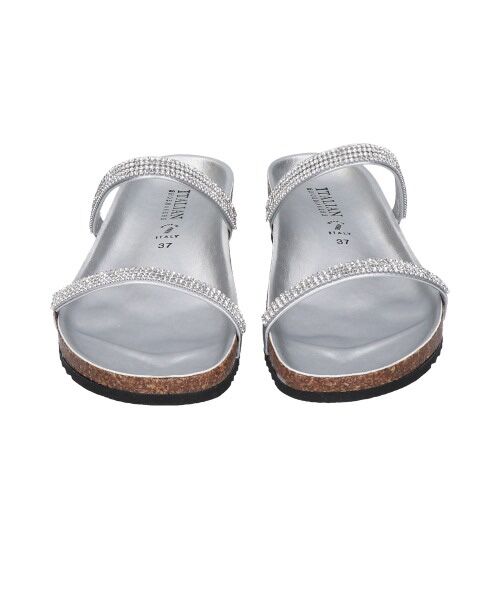 INTER-CHAUSSURES / インター ショシュール サンダル | 【ITALIAN SHOEMAKERS】ダブルラインストーンフットベッドサンダル-(92201T) | 詳細21