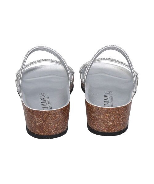 INTER-CHAUSSURES / インター ショシュール サンダル | 【ITALIAN SHOEMAKERS】ダブルラインストーンフットベッドサンダル-(92201T) | 詳細24