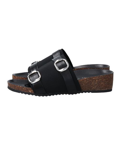 INTER-CHAUSSURES / インター ショシュール サンダル | 【ITALIAN SHOEMAKERS】ダブルベルトフットベッドサンダル-(92210T) | 詳細3