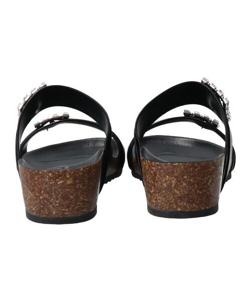 INTER-CHAUSSURES / インター ショシュール サンダル | 【ITALIAN SHOEMAKERS】ビジューベルトフットベッドサンダル-(92211T) | 詳細4