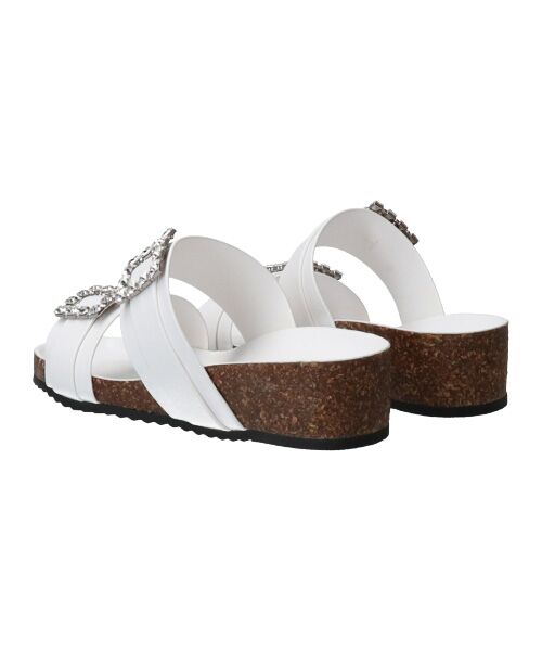 INTER-CHAUSSURES / インター ショシュール サンダル | 【ITALIAN SHOEMAKERS】ビジューベルトフットベッドサンダル-(92211T) | 詳細13