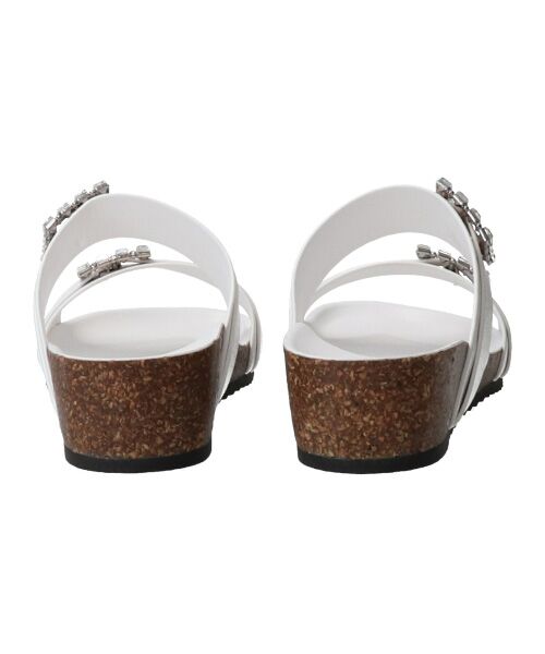 INTER-CHAUSSURES / インター ショシュール サンダル | 【ITALIAN SHOEMAKERS】ビジューベルトフットベッドサンダル-(92211T) | 詳細14