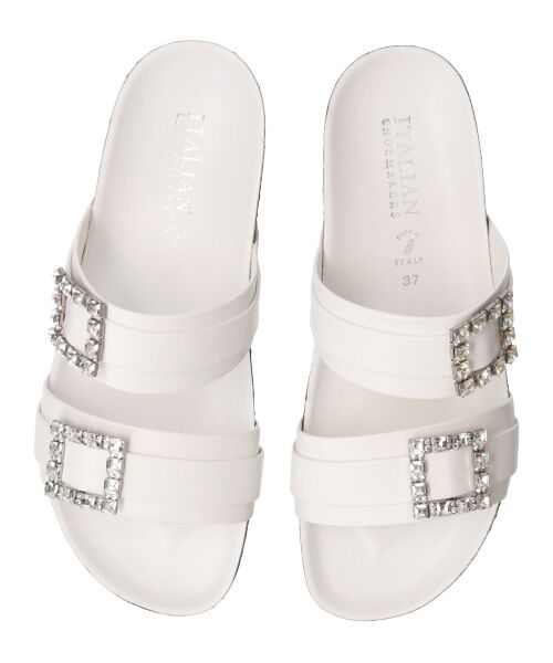 INTER-CHAUSSURES / インター ショシュール サンダル | 【ITALIAN SHOEMAKERS】ビジューベルトフットベッドサンダル-(92211T) | 詳細15