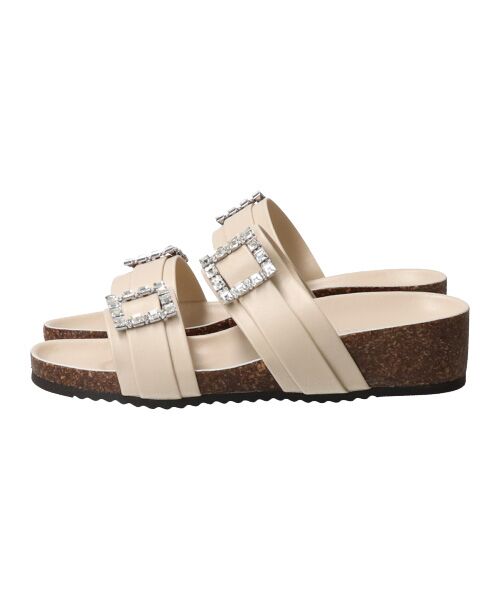 INTER-CHAUSSURES / インター ショシュール サンダル | 【ITALIAN SHOEMAKERS】ビジューベルトフットベッドサンダル-(92211T) | 詳細21