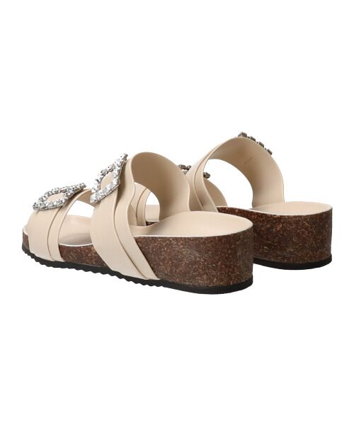 INTER-CHAUSSURES / インター ショシュール サンダル | 【ITALIAN SHOEMAKERS】ビジューベルトフットベッドサンダル-(92211T) | 詳細22