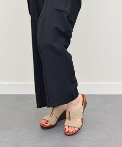 INTER-CHAUSSURES / インター ショシュール サンダル | 【ITALIAN SHOEMAKERS】厚底エラスティックサンダル-(92355T)