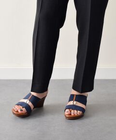 INTER-CHAUSSURES / インター ショシュール サンダル | 【ITALIAN SHOEMAKERS】厚底エラスティックサンダル-(92355T)