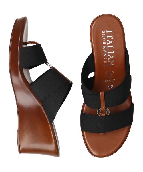 INTER-CHAUSSURES / インター ショシュール サンダル | 【ITALIAN SHOEMAKERS】厚底エラスティックサンダル-(92355T) | 詳細8