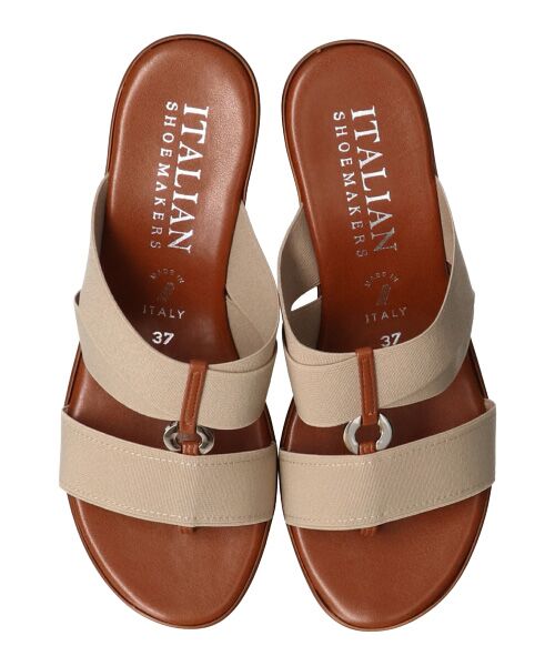 INTER-CHAUSSURES / インター ショシュール サンダル | 【ITALIAN SHOEMAKERS】厚底エラスティックサンダル-(92355T) | 詳細16