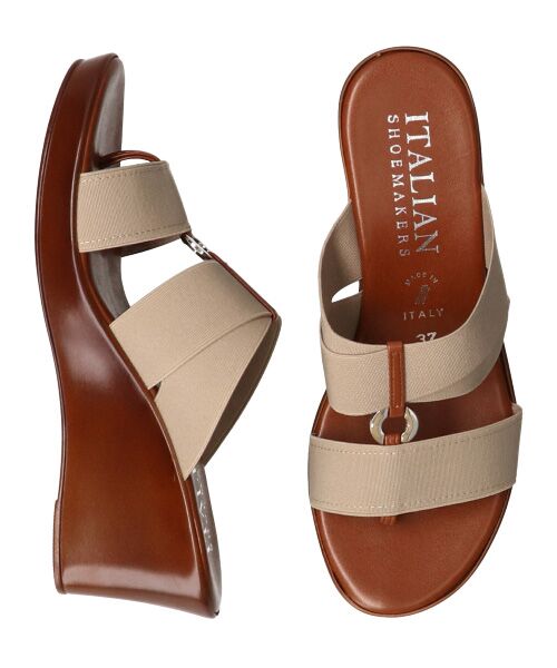 INTER-CHAUSSURES / インター ショシュール サンダル | 【ITALIAN SHOEMAKERS】厚底エラスティックサンダル-(92355T) | 詳細17