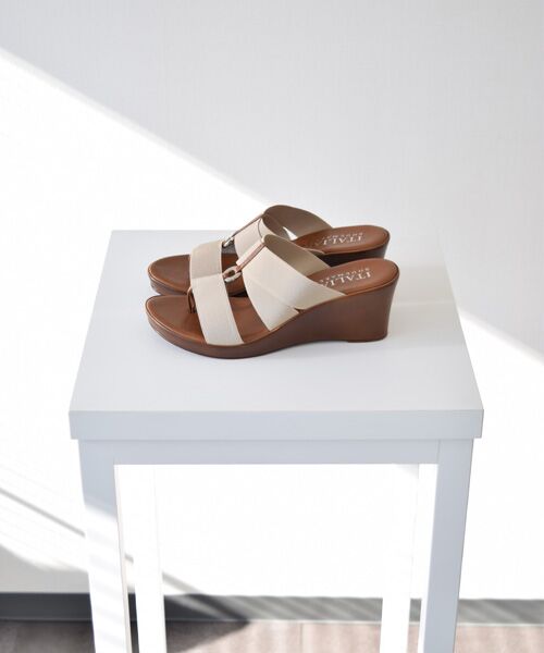 INTER-CHAUSSURES / インター ショシュール サンダル | 【ITALIAN SHOEMAKERS】厚底エラスティックサンダル-(92355T) | 詳細19