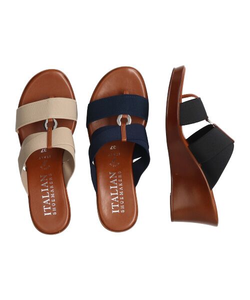 INTER-CHAUSSURES / インター ショシュール サンダル | 【ITALIAN SHOEMAKERS】厚底エラスティックサンダル-(92355T) | 詳細27