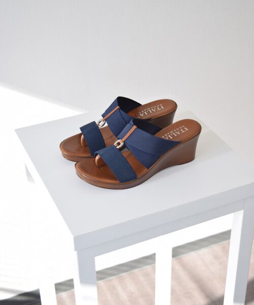 INTER-CHAUSSURES / インター ショシュール サンダル | 【ITALIAN SHOEMAKERS】厚底エラスティックサンダル-(92355T) | 詳細28