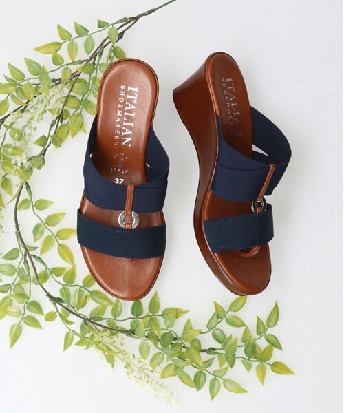 INTER-CHAUSSURES / インター ショシュール サンダル | 【ITALIAN SHOEMAKERS】厚底エラスティックサンダル-(92355T) | 詳細29