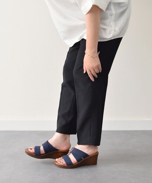 INTER-CHAUSSURES / インター ショシュール サンダル | 【ITALIAN SHOEMAKERS】厚底エラスティックサンダル-(92355T) | 詳細30