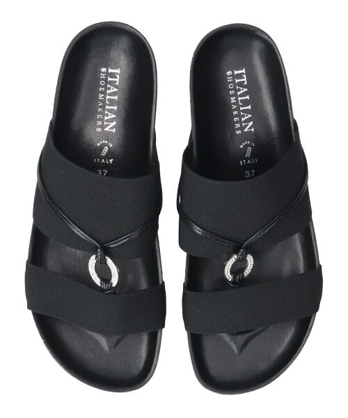 INTER-CHAUSSURES / インター ショシュール サンダル | 【ITALIAN SHOEMAKERS】ラインストーンフットベッドサンダル-(92359T) | 詳細6