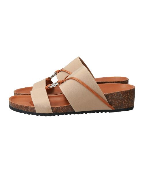 INTER-CHAUSSURES / インター ショシュール サンダル | 【ITALIAN SHOEMAKERS】ラインストーンフットベッドサンダル-(92359T) | 詳細11