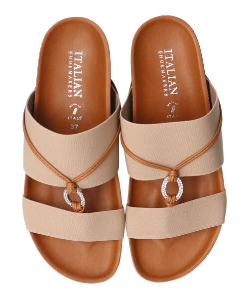 INTER-CHAUSSURES / インター ショシュール サンダル | 【ITALIAN SHOEMAKERS】ラインストーンフットベッドサンダル-(92359T) | 詳細14