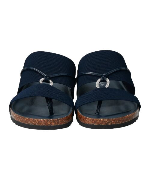 INTER-CHAUSSURES / インター ショシュール サンダル | 【ITALIAN SHOEMAKERS】ラインストーンフットベッドサンダル-(92359T) | 詳細17