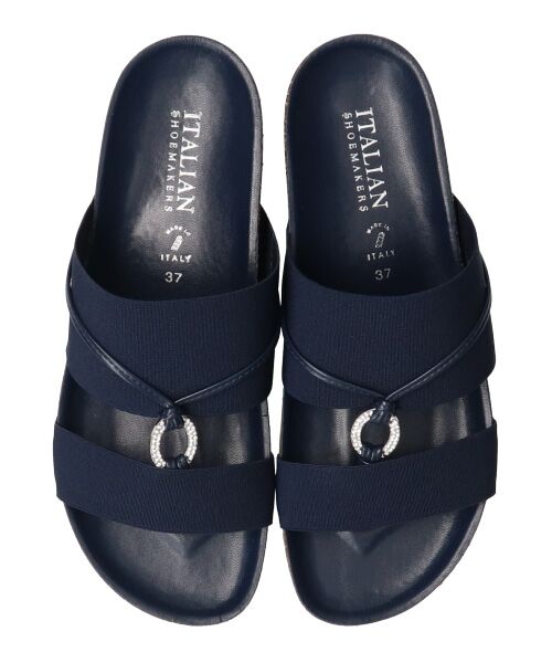 INTER-CHAUSSURES / インター ショシュール サンダル | 【ITALIAN SHOEMAKERS】ラインストーンフットベッドサンダル-(92359T) | 詳細22