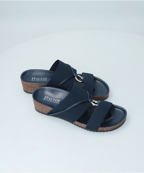 INTER-CHAUSSURES / インター ショシュール サンダル | 【ITALIAN SHOEMAKERS】ラインストーンフットベッドサンダル-(92359T) | 詳細25