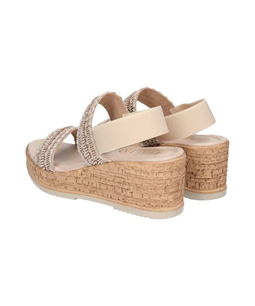 INTER-CHAUSSURES / インター ショシュール サンダル | 【ITALIAN SHOEMAKERS】ラインストーンリボン厚底サンダル-(92509T) | 詳細11