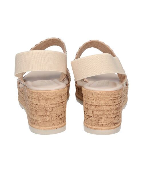 INTER-CHAUSSURES / インター ショシュール サンダル | 【ITALIAN SHOEMAKERS】ラインストーンリボン厚底サンダル-(92509T) | 詳細12