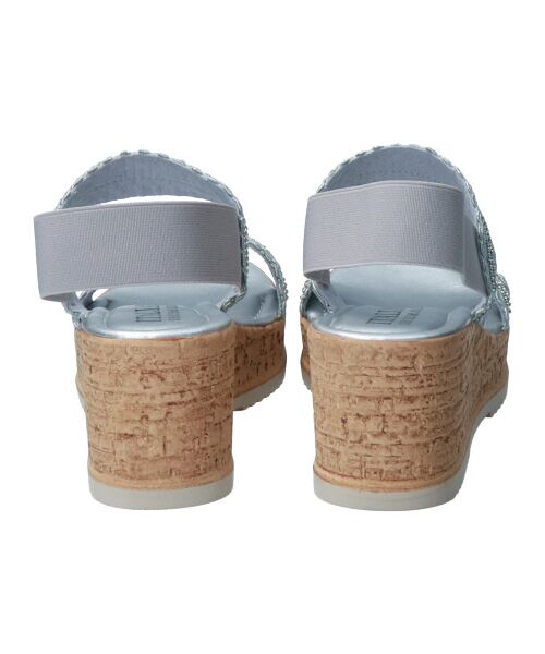 INTER-CHAUSSURES / インター ショシュール サンダル | 【ITALIAN SHOEMAKERS】ラインストーンリボン厚底サンダル-(92509T) | 詳細19