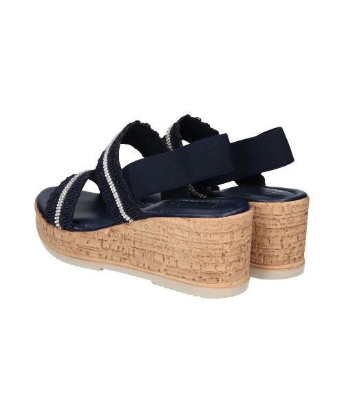 INTER-CHAUSSURES / インター ショシュール サンダル | 【ITALIAN SHOEMAKERS】ラインストーンリボン厚底サンダル-(92509T) | 詳細25