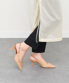 INTER-CHAUSSURES / インター ショシュール パンプス | 【ANGEL ALARCON】ポインテッドトウラフィアバックバンド-(D1301D)