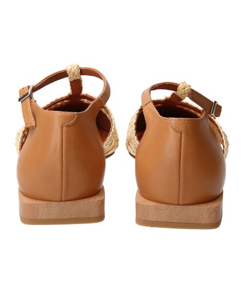 INTER-CHAUSSURES / インター ショシュール フラットシューズ | 【ANGEL ALARCON】ウーブンTストラップポインテッドパンプス-(D1400D) | 詳細11