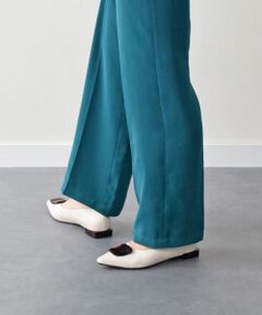 INTER-CHAUSSURES / インター ショシュール フラットシューズ | 【ANGEL ALARCON】ポインテッドトウオーナメントパンプス-(D1502D)