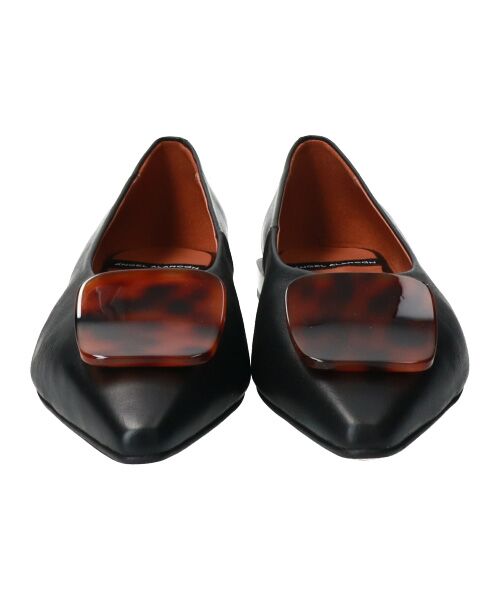 INTER-CHAUSSURES / インター ショシュール フラットシューズ | 【ANGEL ALARCON】ポインテッドトウオーナメントパンプス-(D1502D) | 詳細1