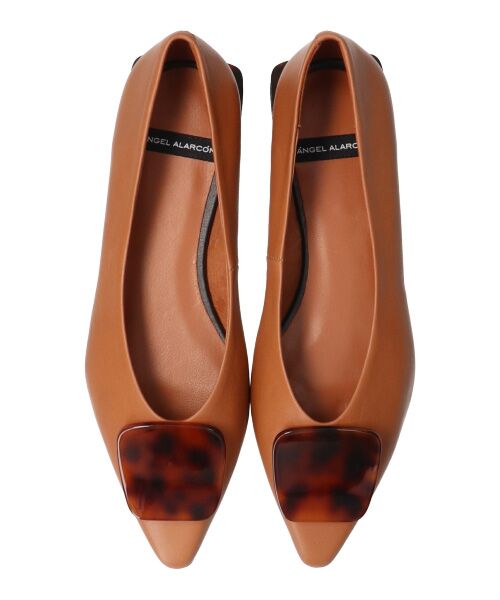 INTER-CHAUSSURES / インター ショシュール フラットシューズ | 【ANGEL ALARCON】ポインテッドトウオーナメントパンプス-(D1502D) | 詳細27