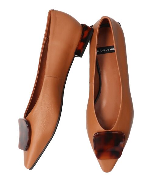 INTER-CHAUSSURES / インター ショシュール フラットシューズ | 【ANGEL ALARCON】ポインテッドトウオーナメントパンプス-(D1502D) | 詳細29