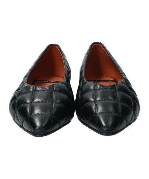 INTER-CHAUSSURES / インター ショシュール フラットシューズ | 【ANGEL ALARCON】ポインテッドトウキルティングパンプス-(D1503D) | 詳細1