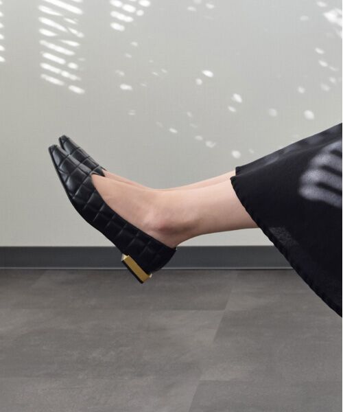 INTER-CHAUSSURES / インター ショシュール フラットシューズ | 【ANGEL ALARCON】ポインテッドトウキルティングパンプス-(D1503D) | 詳細11