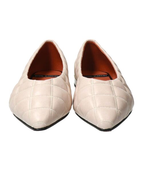 INTER-CHAUSSURES / インター ショシュール フラットシューズ | 【ANGEL ALARCON】ポインテッドトウキルティングパンプス-(D1503D) | 詳細12