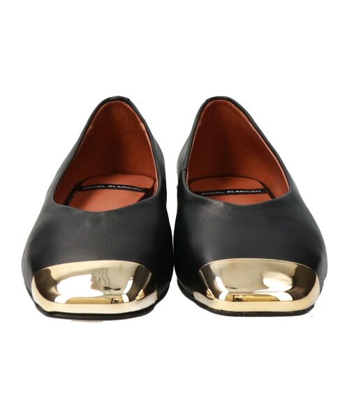 INTER-CHAUSSURES / インター ショシュール フラットシューズ | 【ANGEL ALARCON】スクエアトウトウキャップパンプス-(D1505D) | 詳細1