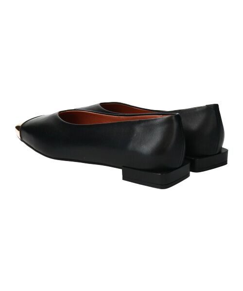 INTER-CHAUSSURES / インター ショシュール フラットシューズ | 【ANGEL ALARCON】スクエアトウトウキャップパンプス-(D1505D) | 詳細3