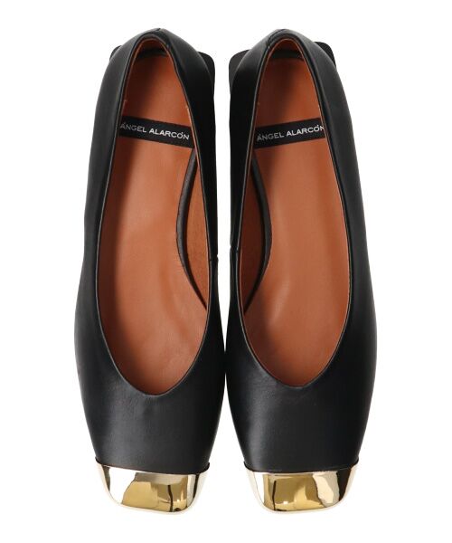 INTER-CHAUSSURES / インター ショシュール フラットシューズ | 【ANGEL ALARCON】スクエアトウトウキャップパンプス-(D1505D) | 詳細5