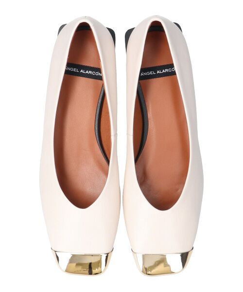 INTER-CHAUSSURES / インター ショシュール フラットシューズ | 【ANGEL ALARCON】スクエアトウトウキャップパンプス-(D1505D) | 詳細4