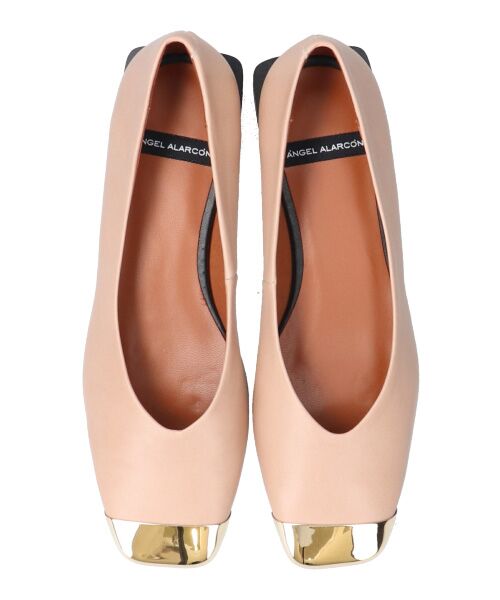 INTER-CHAUSSURES / インター ショシュール フラットシューズ | 【ANGEL ALARCON】スクエアトウトウキャップパンプス-(D1505D) | 詳細15
