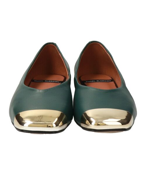 INTER-CHAUSSURES / インター ショシュール フラットシューズ | 【ANGEL ALARCON】スクエアトウトウキャップパンプス-(D1505D) | 詳細1