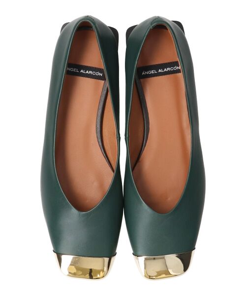 INTER-CHAUSSURES / インター ショシュール フラットシューズ | 【ANGEL ALARCON】スクエアトウトウキャップパンプス-(D1505D) | 詳細6