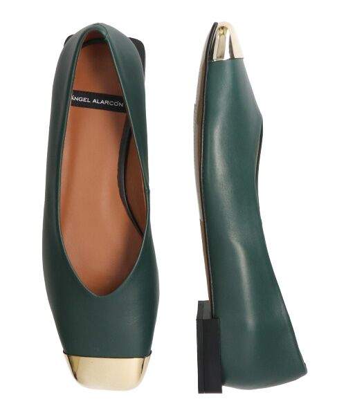 INTER-CHAUSSURES / インター ショシュール フラットシューズ | 【ANGEL ALARCON】スクエアトウトウキャップパンプス-(D1505D) | 詳細8