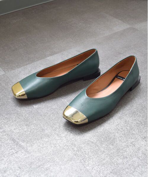 INTER-CHAUSSURES / インター ショシュール フラットシューズ | 【ANGEL ALARCON】スクエアトウトウキャップパンプス-(D1505D) | 詳細10