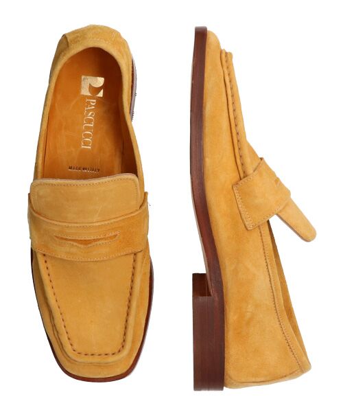 INTER-CHAUSSURES / インター ショシュール ビジネス・ドレスシューズ | 【PASCUCCI】スクエアトウソフトレザーローファー-(D1602D) | 詳細14