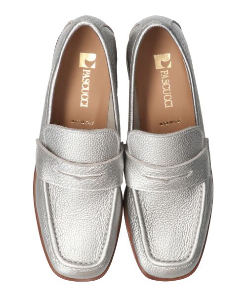 INTER-CHAUSSURES / インター ショシュール ビジネス・ドレスシューズ | 【PASCUCCI】スクエアトウソフトレザーローファー-(D1602D) | 詳細19