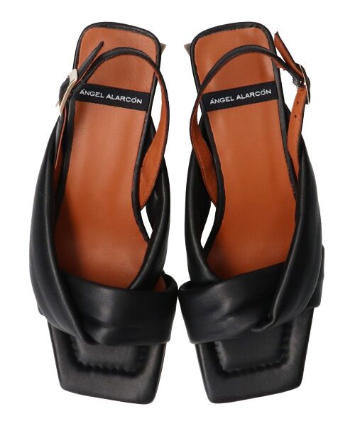 INTER-CHAUSSURES / インター ショシュール サンダル | 【ANGEL ALARCON】スクエアトウチャンキーヒールサンダル-(D2002D) | 詳細5